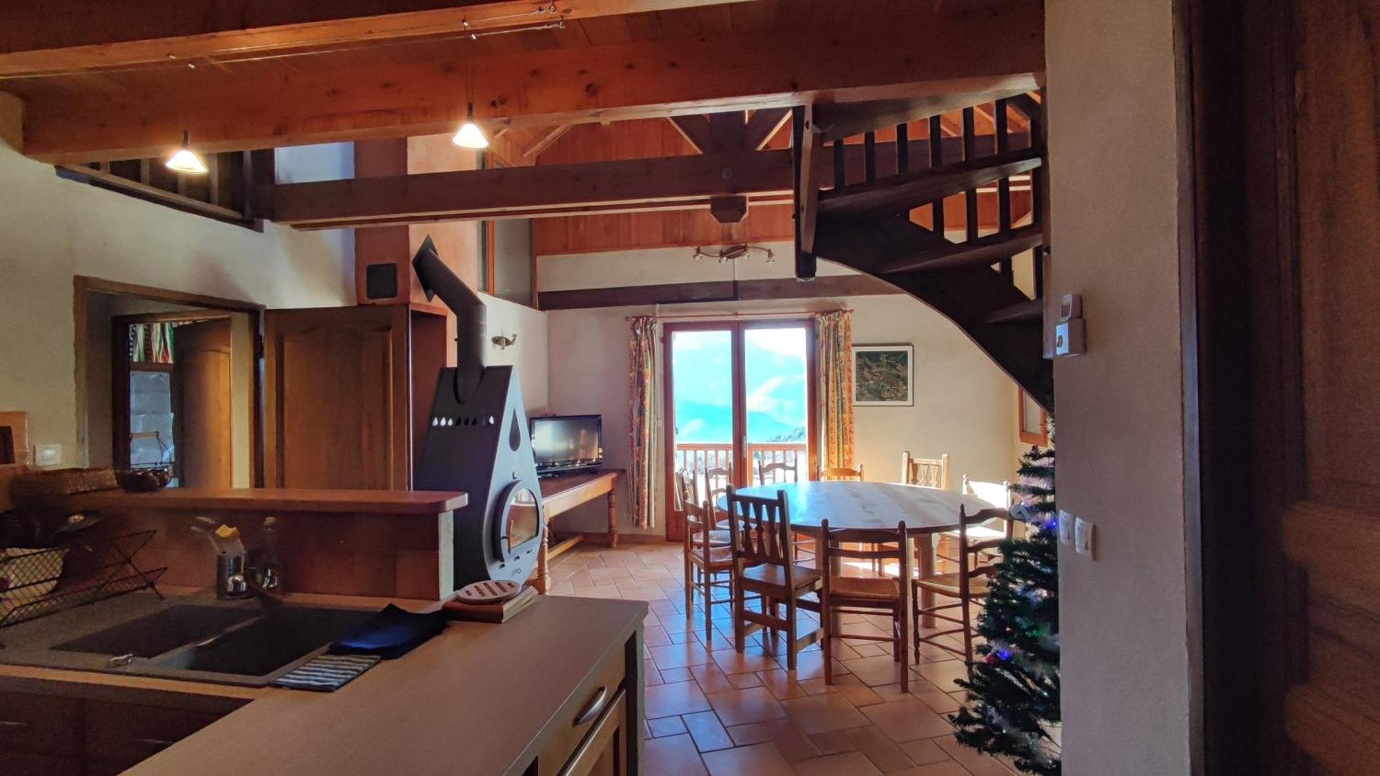 Chalet Mounette Ski Sauna Lac Embrun Puy-Sanieres Ngoại thất bức ảnh